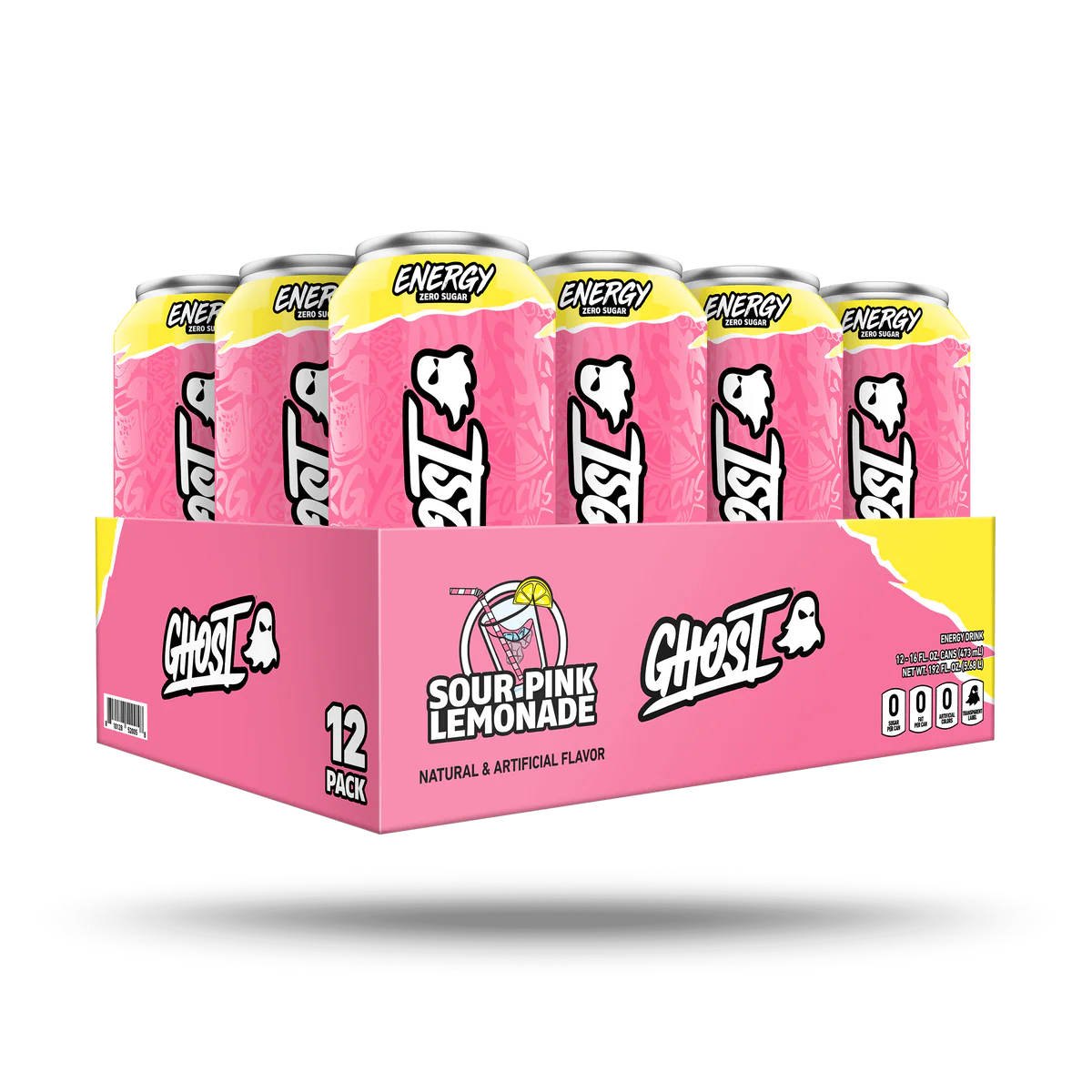GHOST | Energy Drink 12 pza - Sour Pink Lemonade