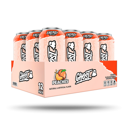 GHOST | Energy Drink 12 pza - Peaches