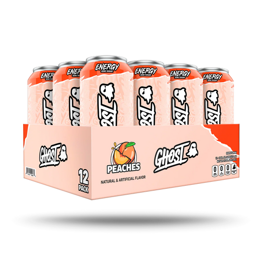 GHOST | Energy Drink 12 pza - Peaches