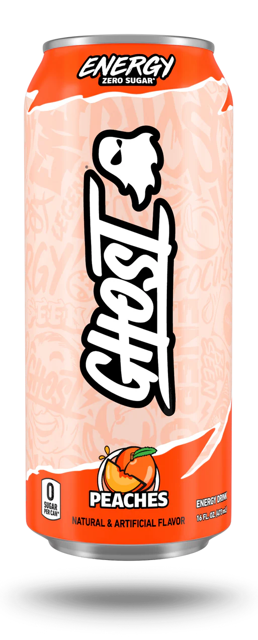 GHOST | Energy Drink 12 pza - Peaches