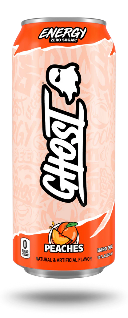 GHOST | Energy Drink 12 pza - Peaches