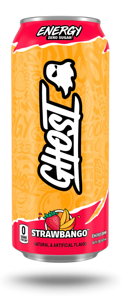 GHOST | Energy Drink 12 pza - Strawbango