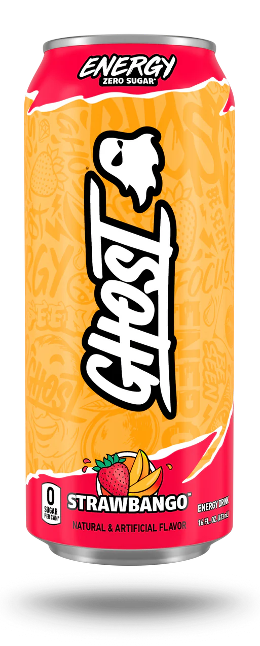 GHOST | Energy Drink 12 pza - Strawbango