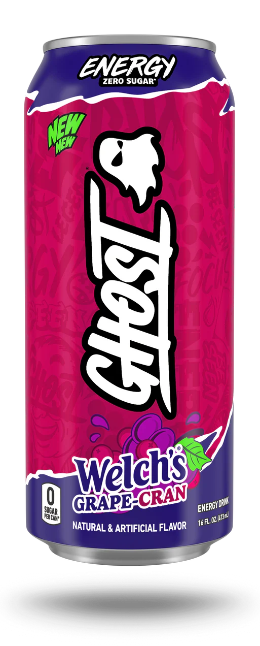 GHOST | Energy Drink 12 pza - Welchs Grape Cran