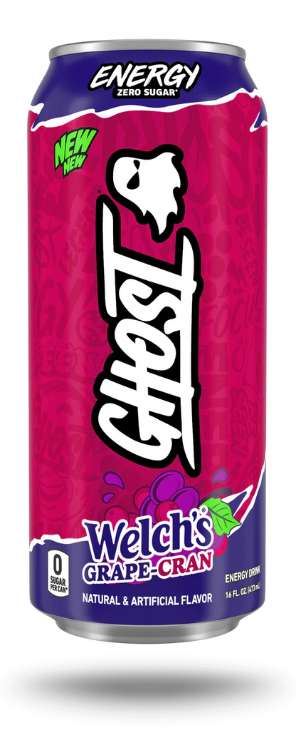 GHOST | Energy Drink 12 pza - Welchs Grape Cran