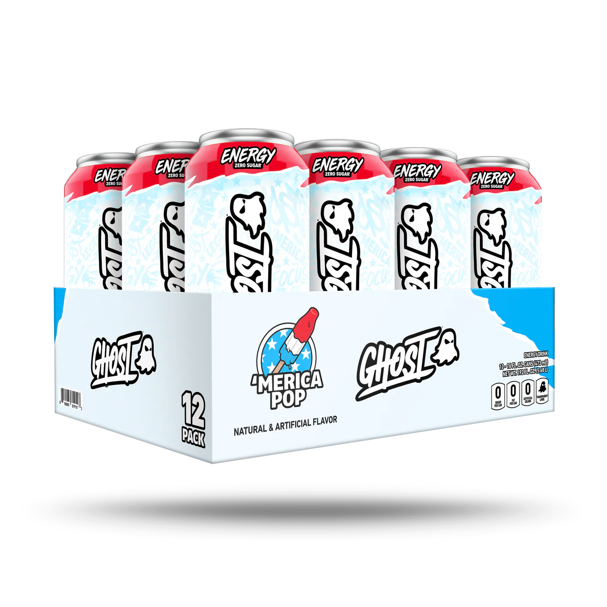 GHOST | Energy Drink 12 pza - 'merica pop