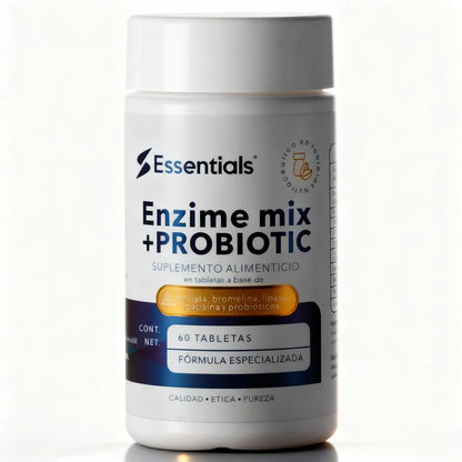 ESSENTIALS | Enzime Mix + Probiotic - 60 Tabs