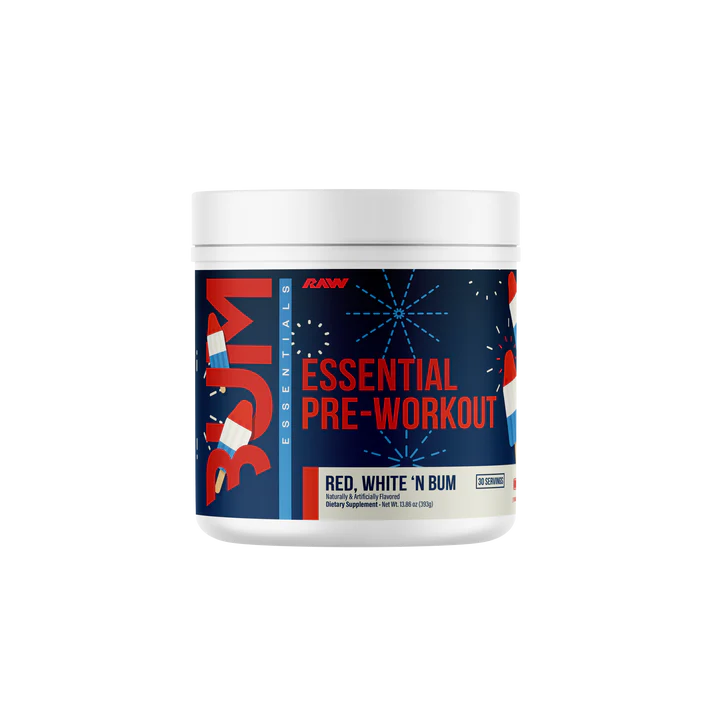 RAW | Cbum Essential PWO - Red White and Bum