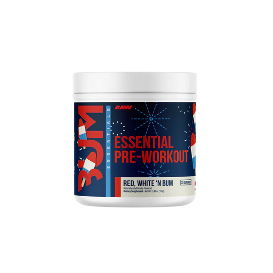 RAW | Cbum Essential PWO - Red White and Bum