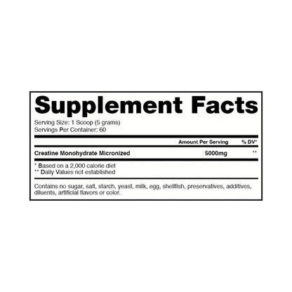 DRAGON PHARMA | Creatina Monohidratada - Sin sabor
