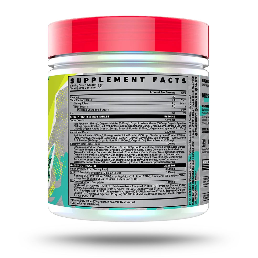GHOST | Greens Superfood 30 Serv - Lime