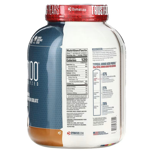 DYMATIZE | ISO 100 5 lbs - Chocolate Peanut Butter