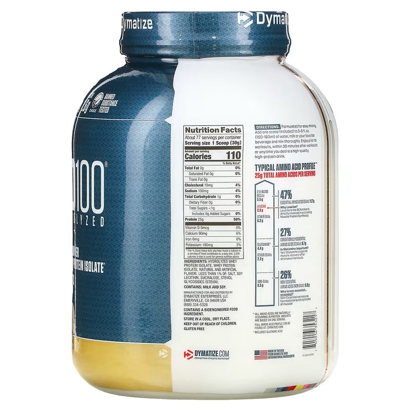 DYMATIZE | ISO 100 5 lbs - Vainilla Gourmet
