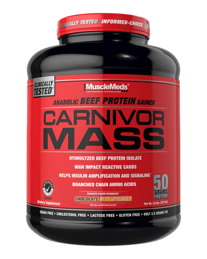 MUSCLEMEDS | Carnivor Mass Protein 6 lbs - Chocolate Peanut Butter