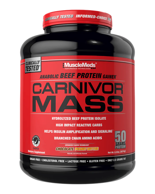 MUSCLEMEDS | Carnivor Mass Protein 6 lbs - Chocolate Peanut Butter