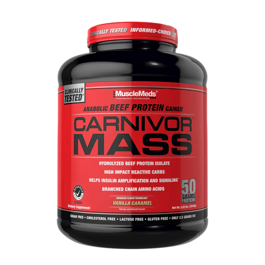 MUSCLEMEDS | Carnivor Mass Protein 6 lbs - Vainilla Caramel