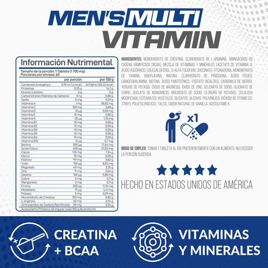 FORZAGEN | Multivitaminico Hombre - 60 caps