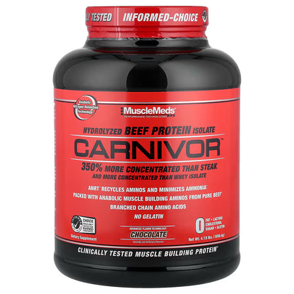 MUSCLEMEDS | Carnivor Beef Protein 4 lbs - Chocolate