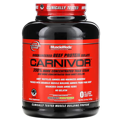 MUSCLEMEDS | Carnivor Beef Protein 4 lbs - Choco Peanut Butter