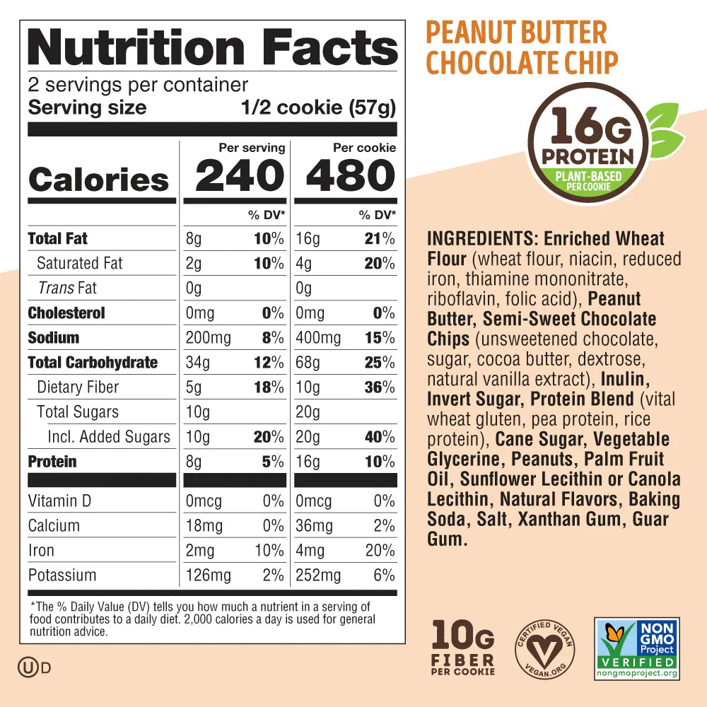 LENNY & LARRY´S | The Complete Cookies 12 pza - Peanut Butter Chocolate