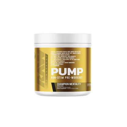 RAW | Pump Sin Estimulantes - Champion Mentality