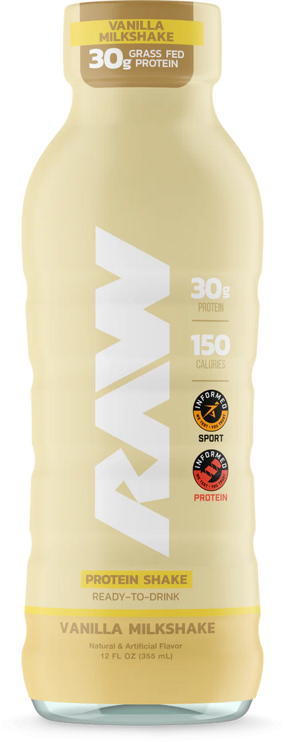 RAW | Proteína RTD - Vainilla 12 pza
