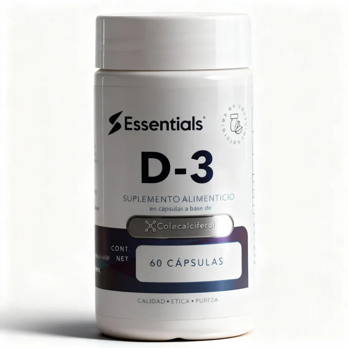 ESSENTIALS | Vitamina D3 - 60 caps