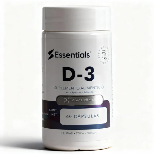 ESSENTIALS | Vitamina D3 - 60 caps